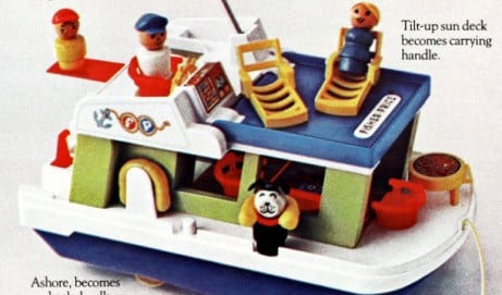 5 Fisher-Price Little People play sets (1971-1980)