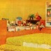Small bedroom idea: Shag carpet & platforms (1976)