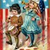 Vintage postcards for the Fourth of July