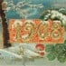 Happy new year postcards: 1907-1911