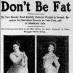 Don’t be fat – weight loss ad (1905)