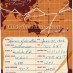 San Francisco to Honolulu flight log souvenir cards (1956)
