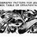 Scroll design pattern for crafts & decor (1903)