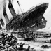 Titanic struck: Many leaped into the sea (1912)