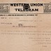 Telegram: Military service for WWI (1917)