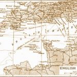 Map of English Channel 1906
