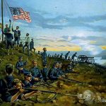 U.S. Navy--first hoisting of the stars and stripes by the marines on Cuban soil--June 11th, 1898