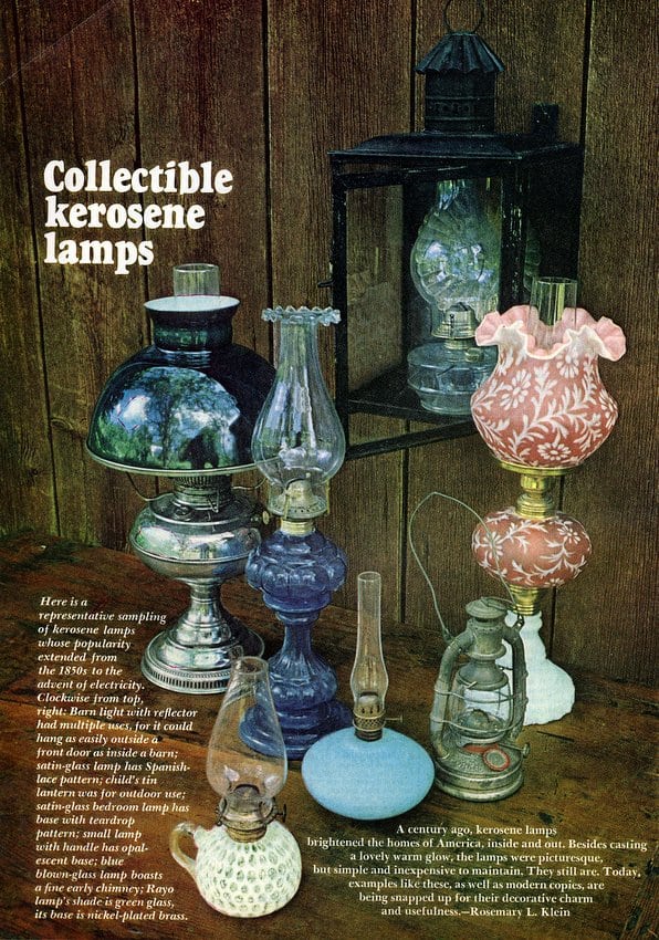 antique-kerosene-lamps Collectible antique kerosene lamps