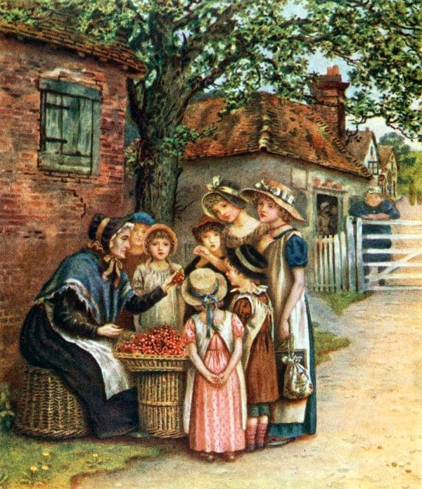 cherry-woman-kate-greenaway