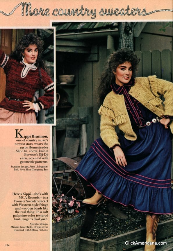 country-sweaters-1982 (4) Roundup of country sweaters to knit & crochet