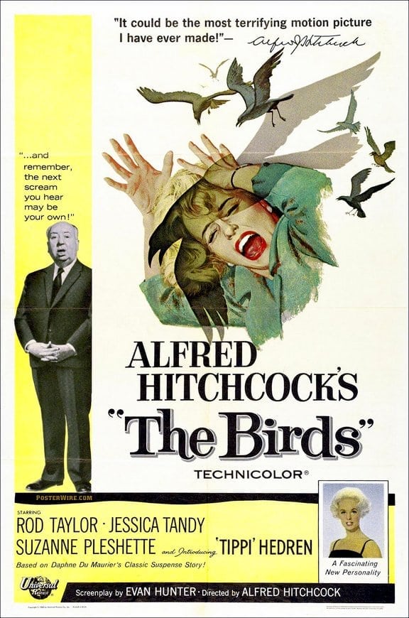 the-birds-poster Hitchcock's The Birds set