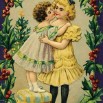 vintage-postcard-girls-christmas