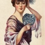 vintage-woman-mirror