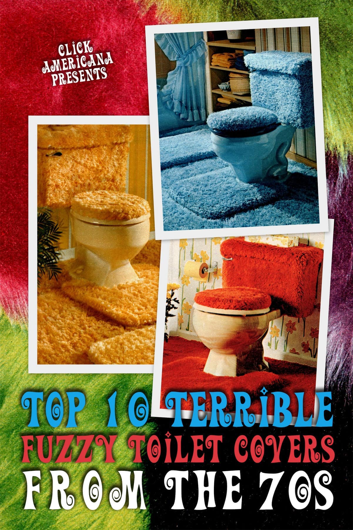 Check out these 10 fuzzy toilet covers from the '70s to see totally