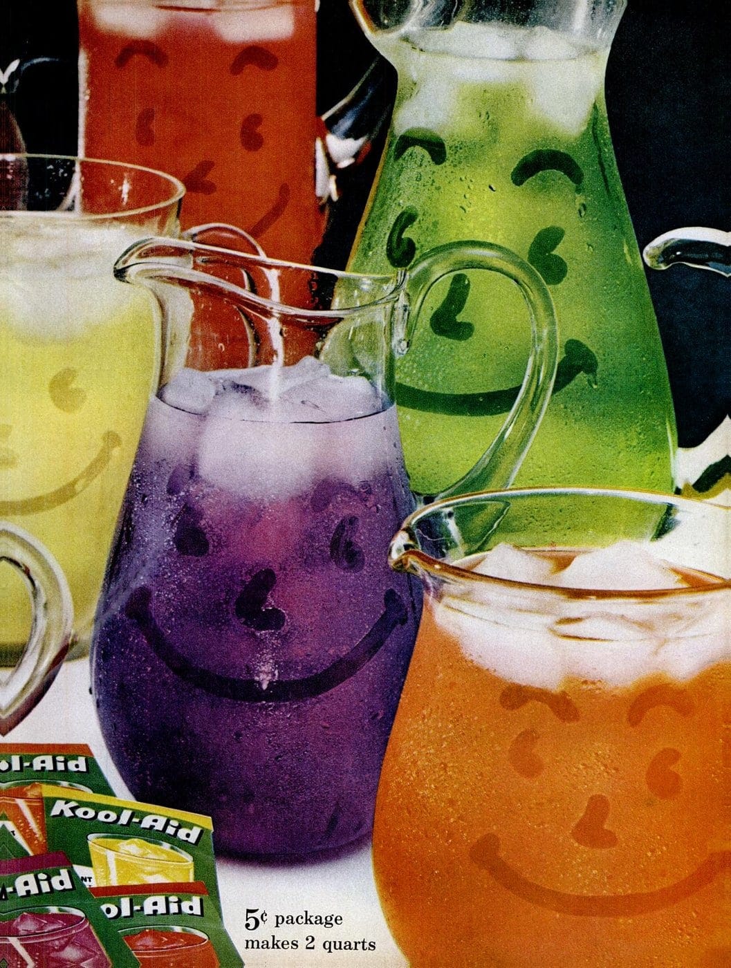 Oh yeah! Do you remember these vintage KoolAid flavors? Click Americana
