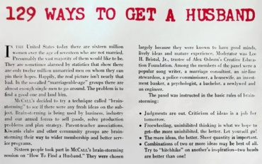 Truly terrible vintage 1950s dating tips: 129 ways to get a husband