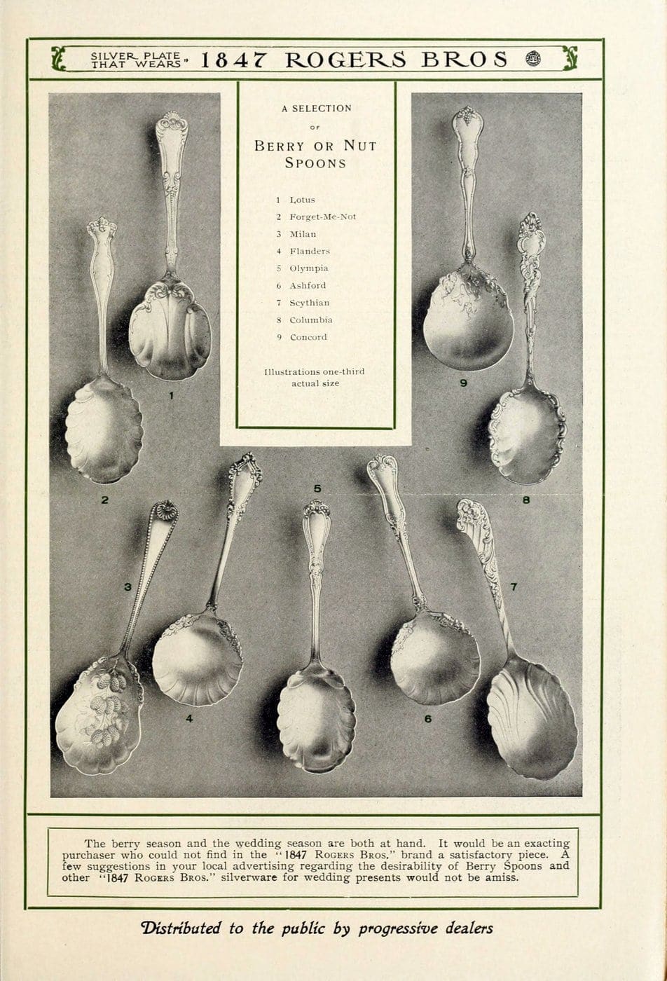 1847 Rogers Bros silver pieces (10)