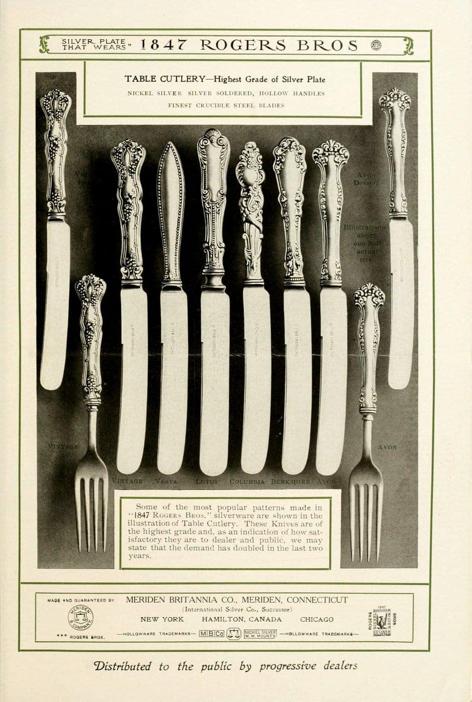 1847 Rogers Bros silver pieces (15)