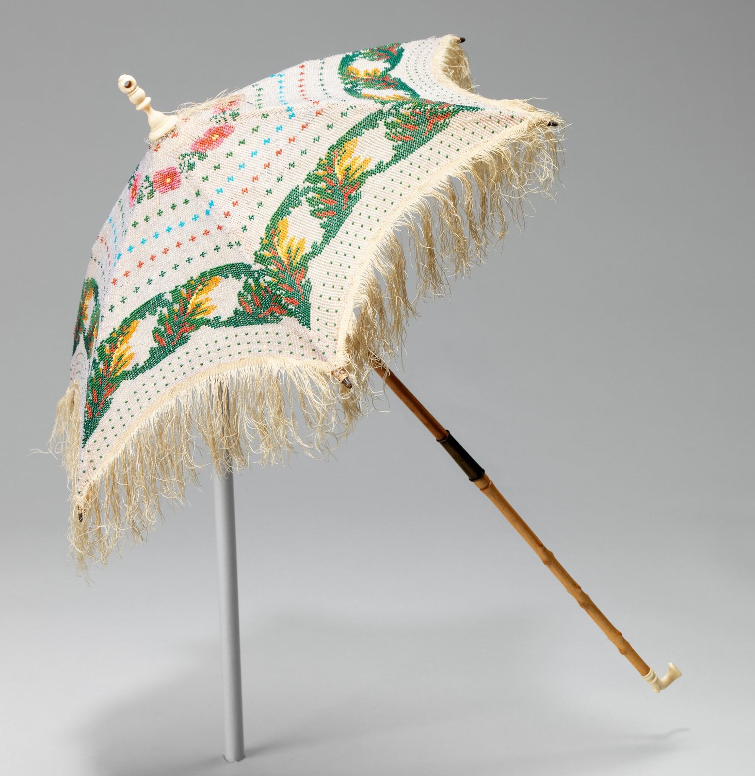 Parasol fever: The obsessive, forgotten world of Victorian sun umbrellas in the 1800s 6 1870s Victorian parasol via ClickAmericana com