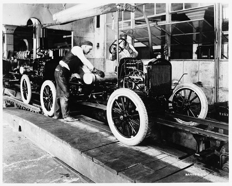 model t assembly line