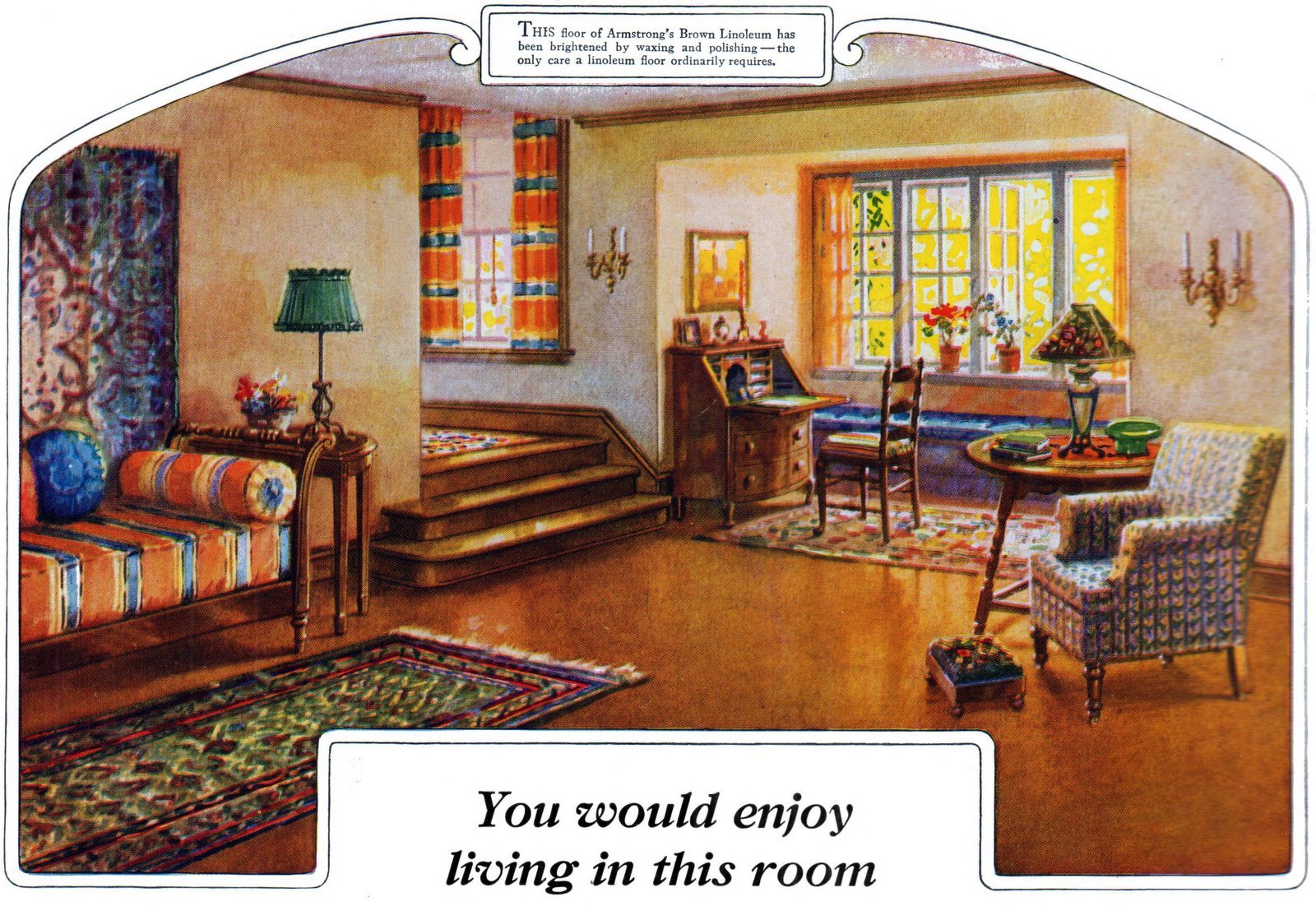 1920s home decor: See beautiful vintage American decorating trends from 100 years ago 1 1923 home decor via ClickAmericana com