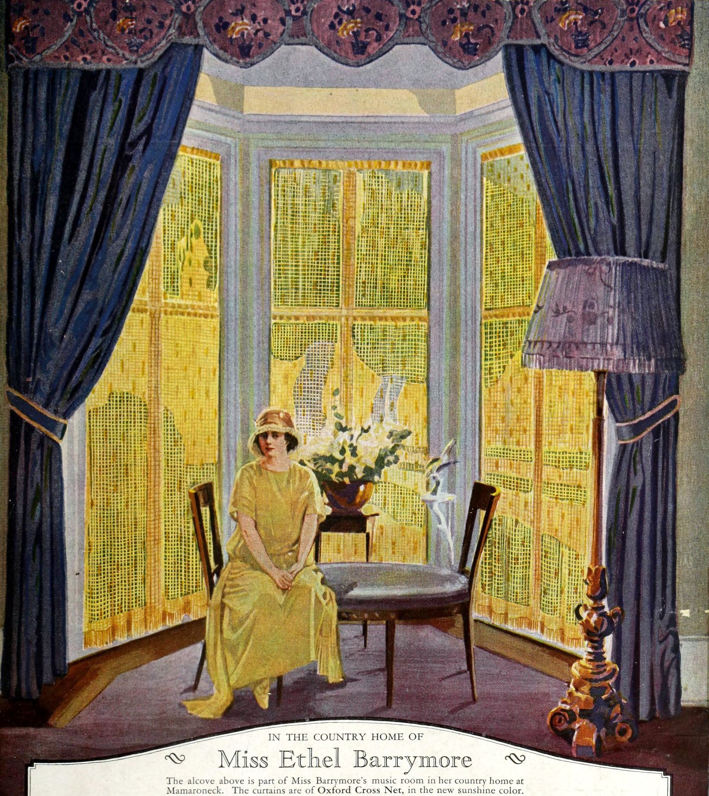 1920s home decor: See beautiful vintage American decorating trends from 100 years ago 23 1924 home decorating styles (3) via ClickAmericana com