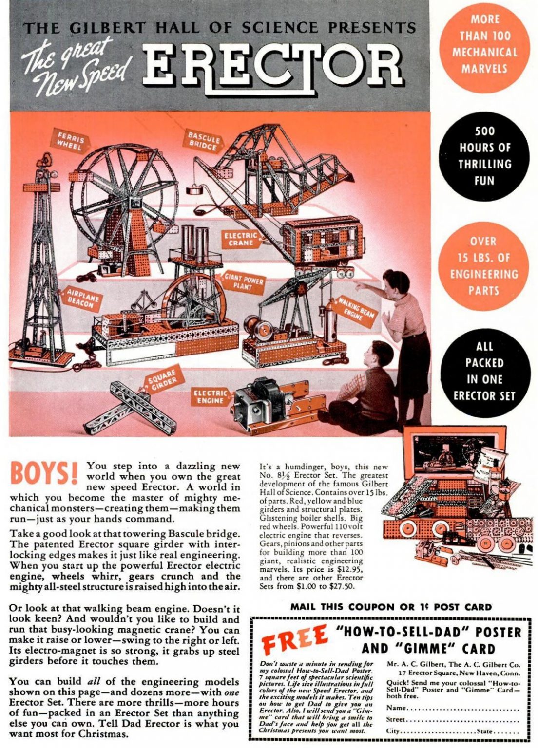 Vintage Erector Sets were toys that made toys See old sets & find out