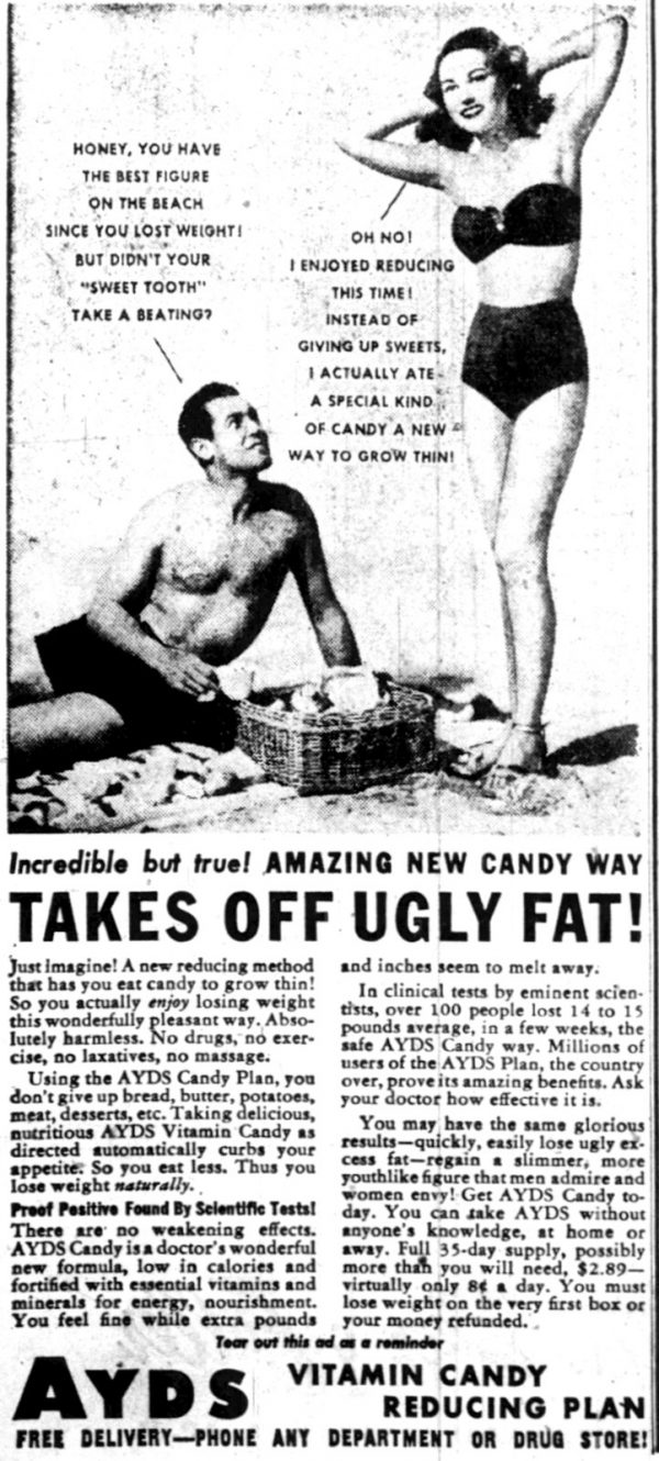 Ayds candy The diet candy with the unfortunate name Click Americana