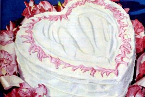 1949 Sweetheart Valentine's Day cake