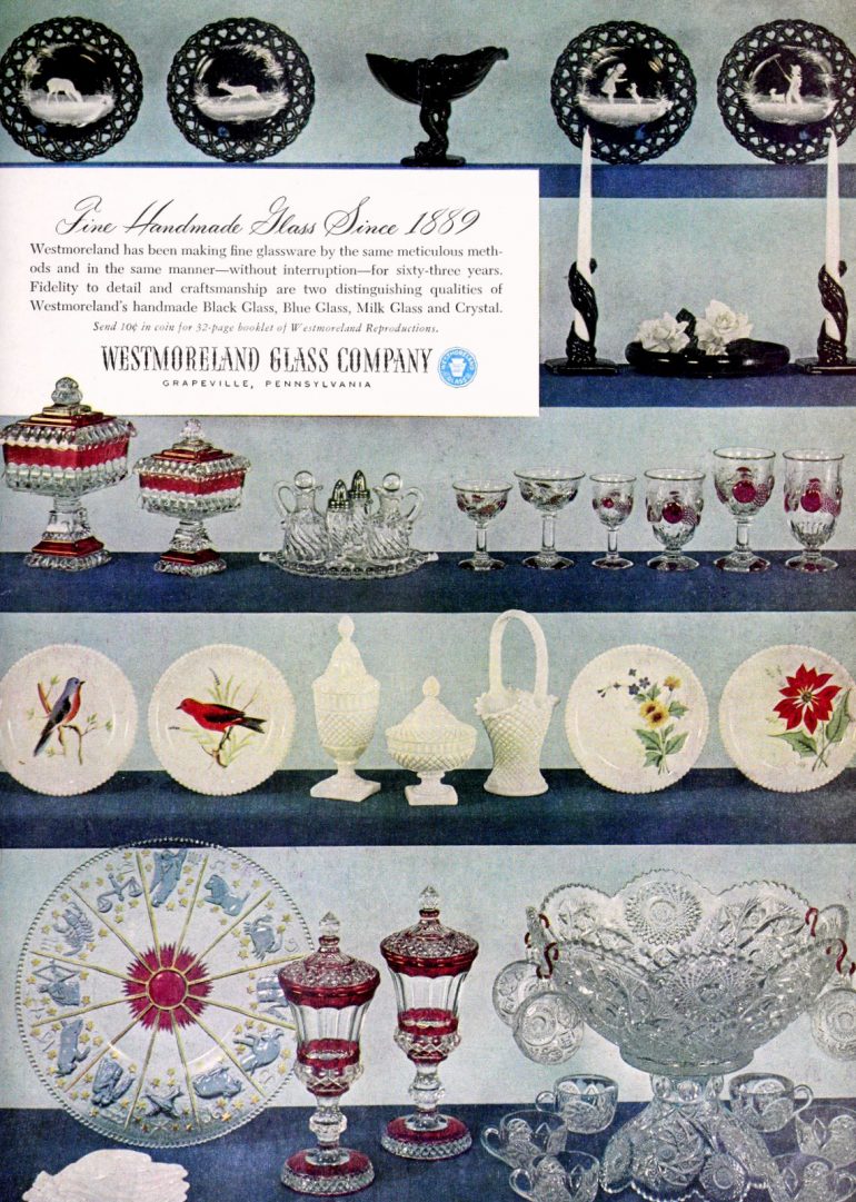 Westmoreland milk glass is trending again! Check out these