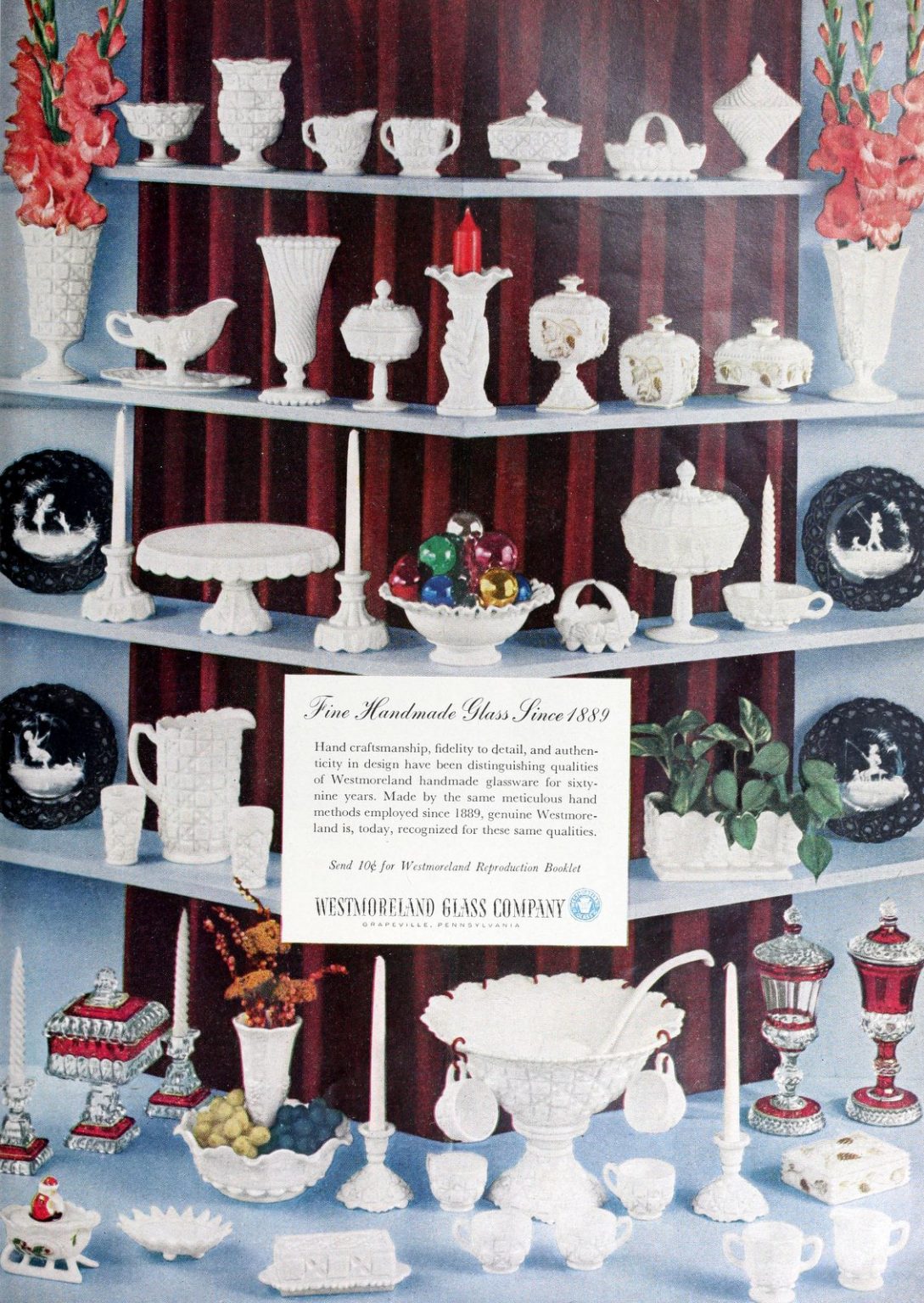 Westmoreland milk glass is trending again! Check out these
