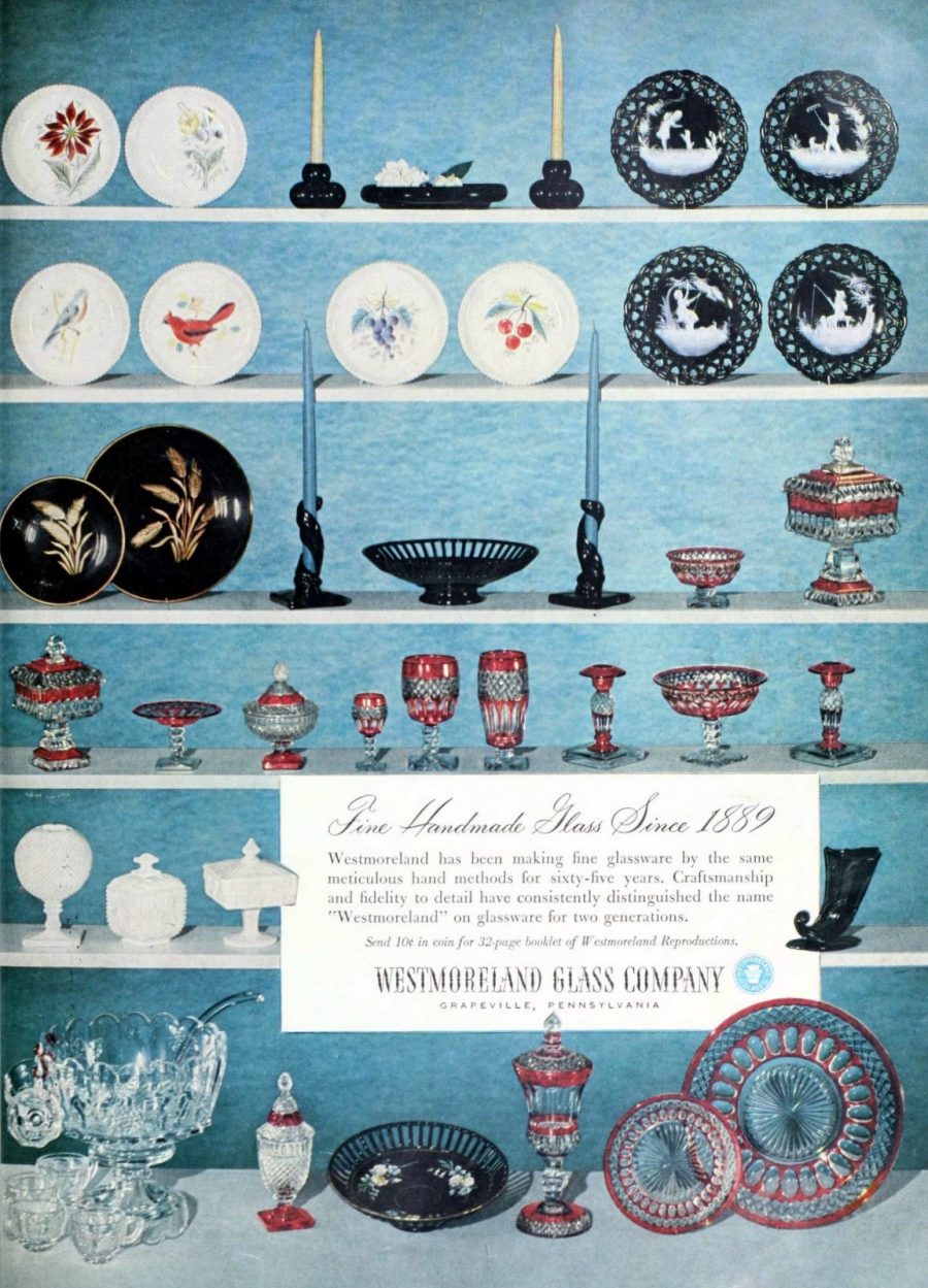 Westmoreland milk glass is trending again! Check out these