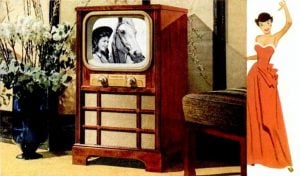 1950s TV sets: 1951 Vintage GE televisions