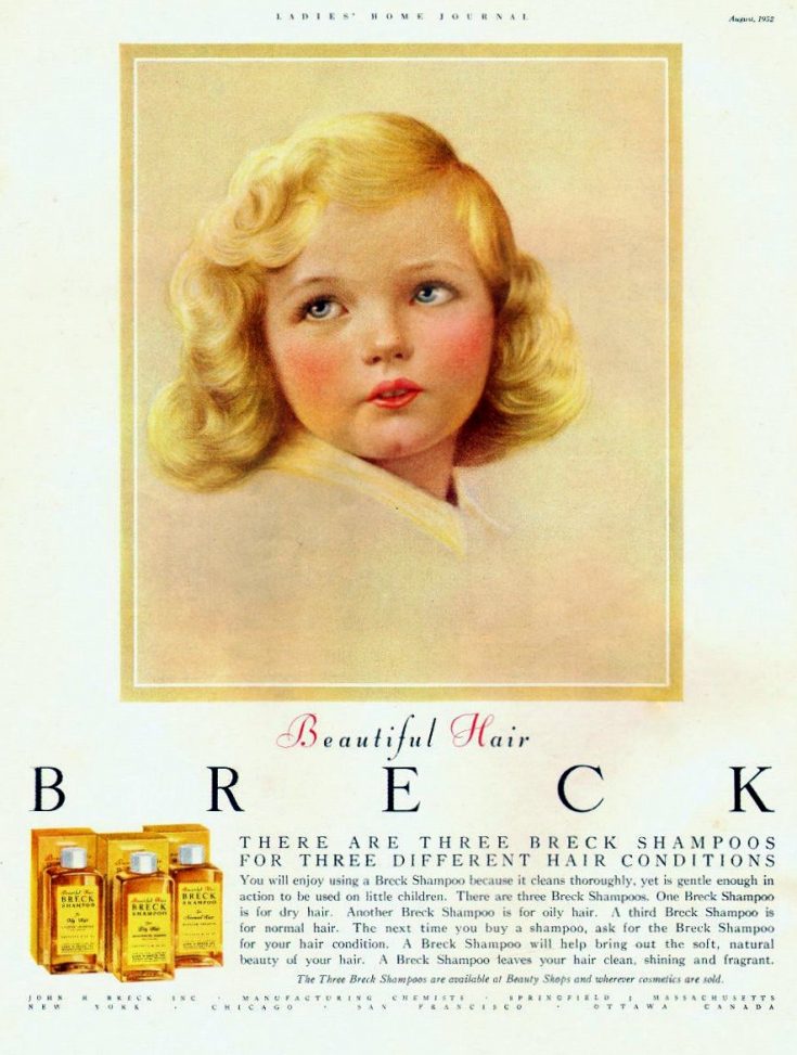 The history of the famous Breck Girl shampoo ads, plus 25 iconic