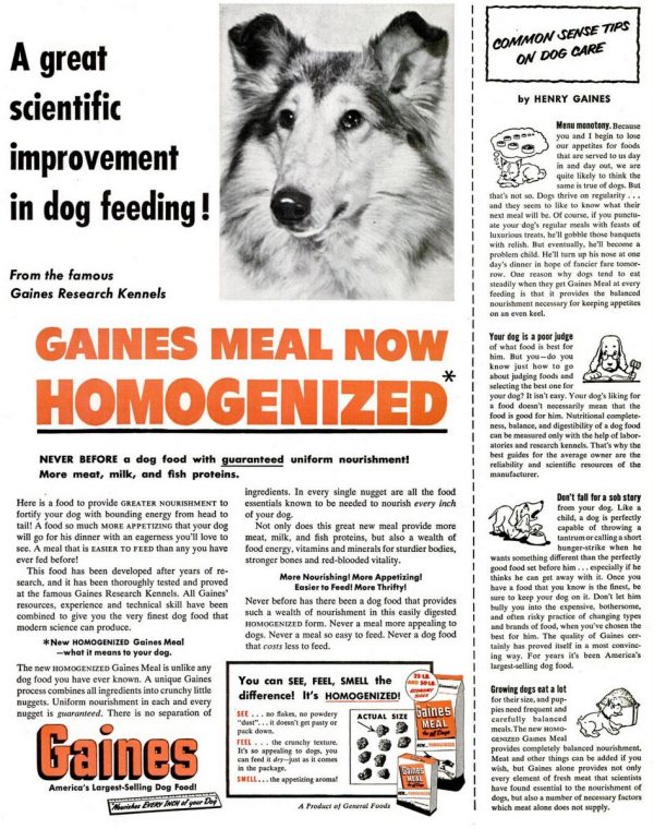 Vintage dog food 40 old ads let you see what's changed (and hasn't