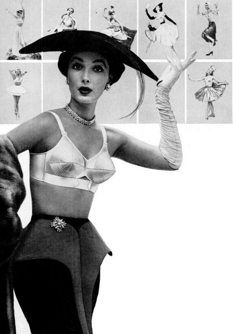 See the vintage 'bullet bra' look that was big in the '50s Click