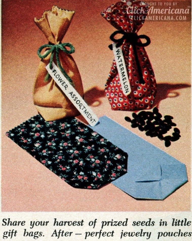 gift make bag wrap (1956) your Americana wrapping bags gift  Click Make own