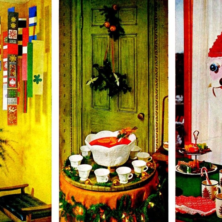 1960s Christmas party decor ideas