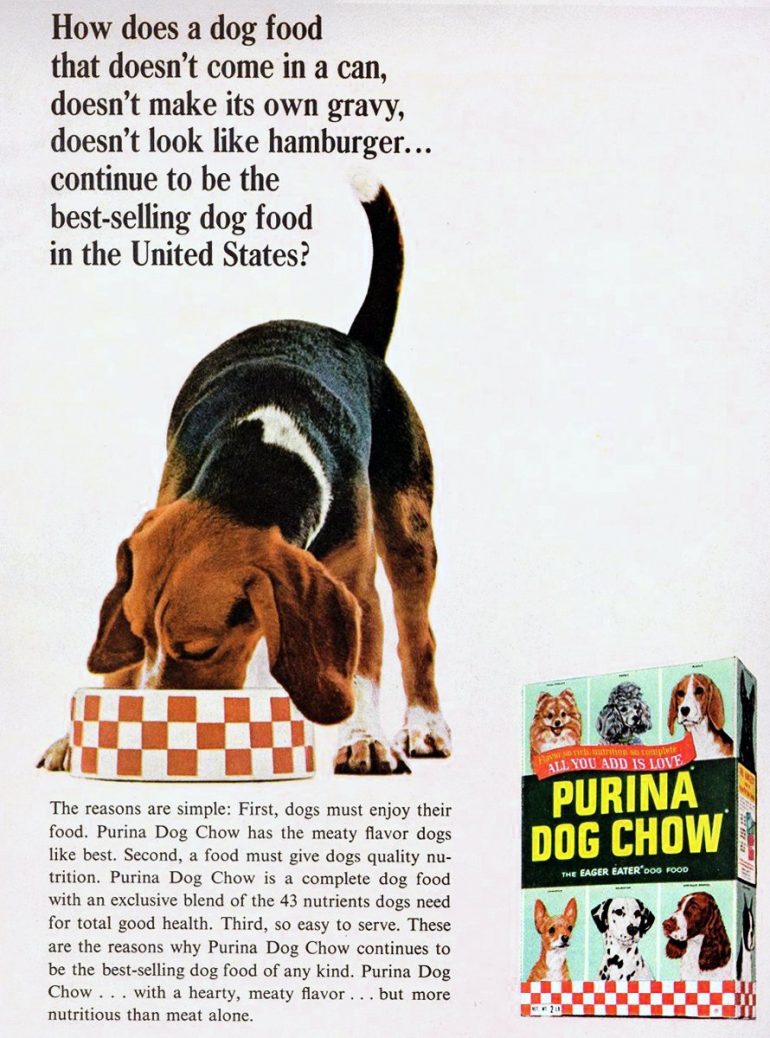 Vintage dog food 40 old ads let you see what's changed (and hasn't