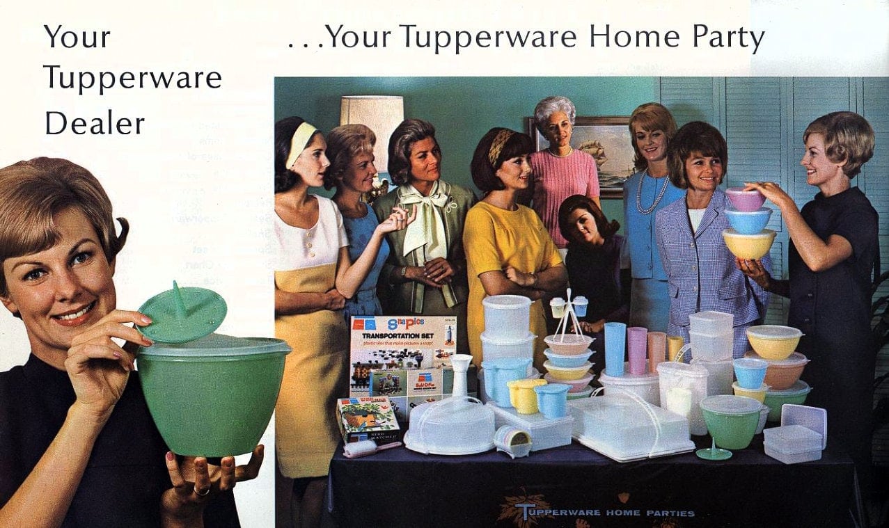 The history of Tupperware Parties, Tupperware Ladies & how they sold