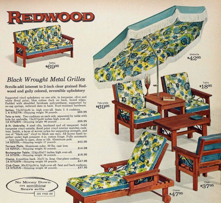 See 60 vintage patio furniture sets that offered outdoor relaxation the oldfashioned way