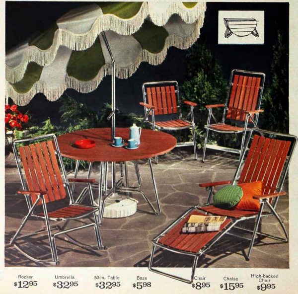 See 60 vintage patio furniture sets that offered outdoor relaxation the