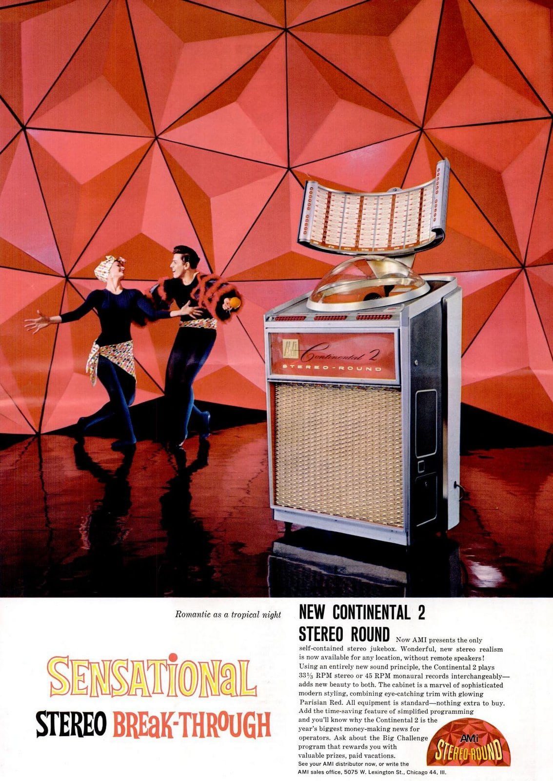 1961 AMI Continental 2 Stereo-Round jukebox