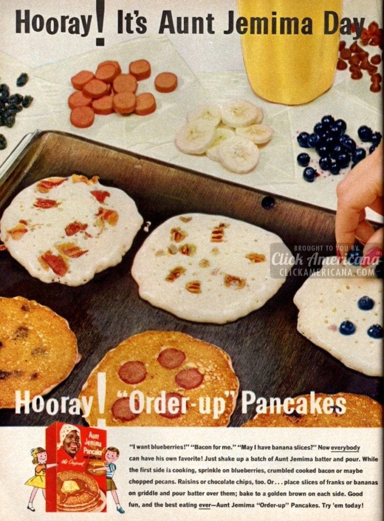 How to make retrostyle Aunt Jemima 'orderup' pancakes with tasty add