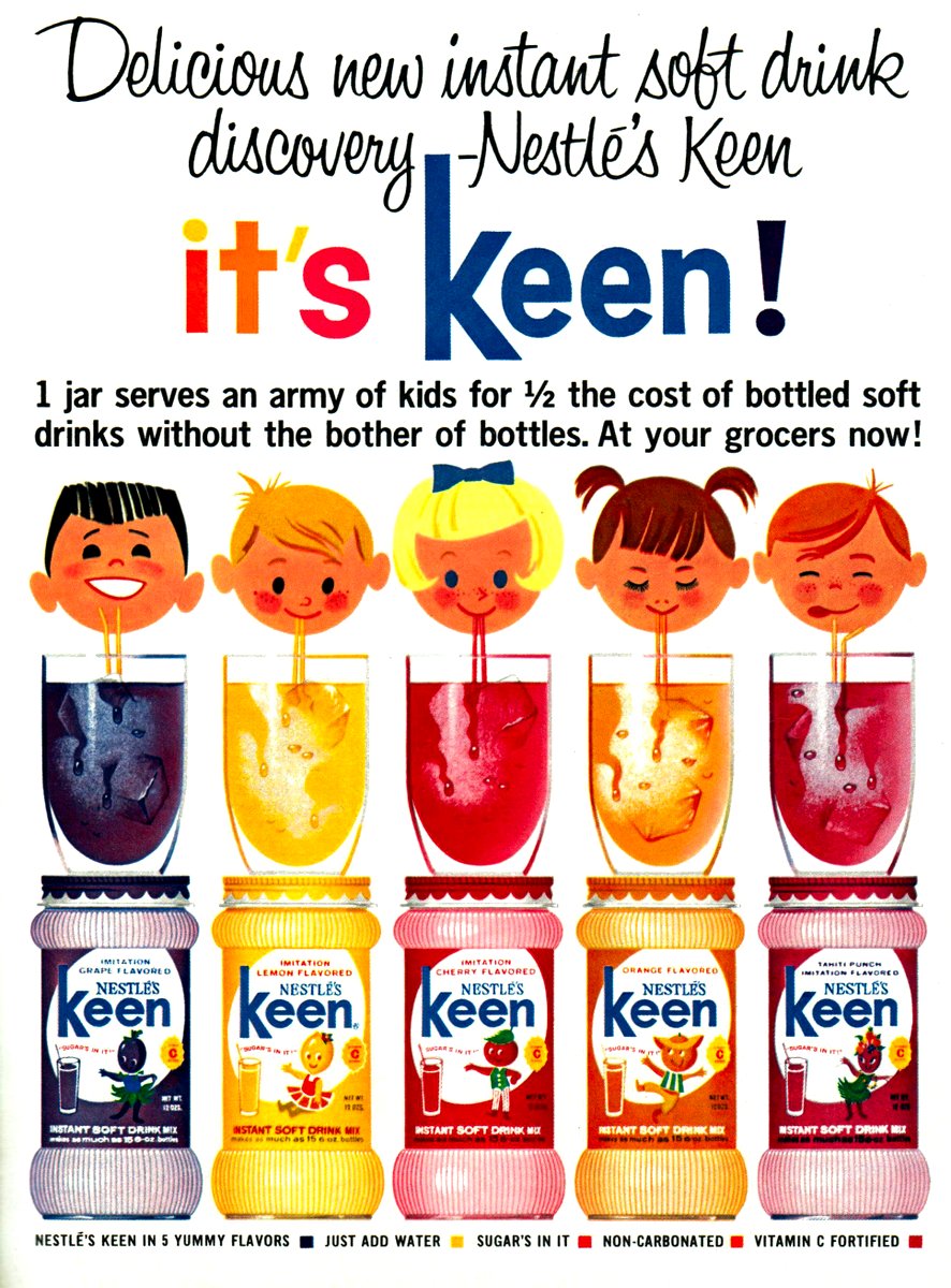 Anyone Remember Keen Fruit flavored Soft Drink Mixes For Kids From The 