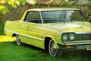 1964 Chevrolets Jet-smooth luxury & soft vinyl upholstery