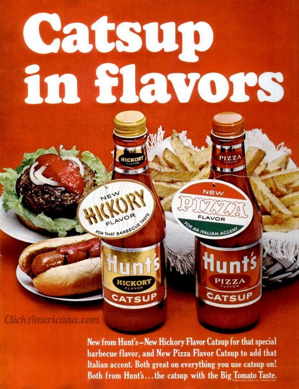 The history of catsup, plus check out these vintage catsup/ketchup