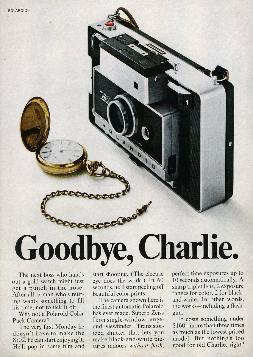 1968-Polaroid Color Pack Camera