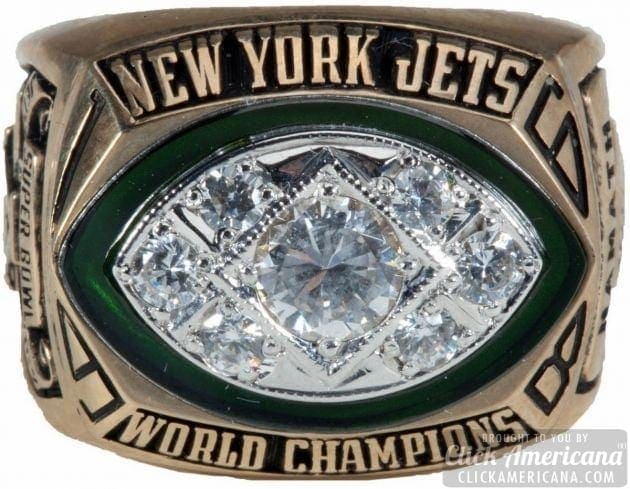 1969 Jets superbowl ring