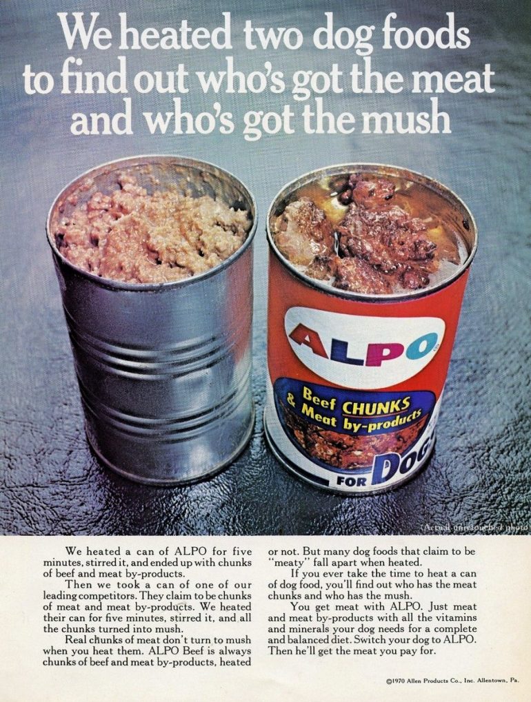Vintage dog food 40 old ads let you see what's changed (and hasn't
